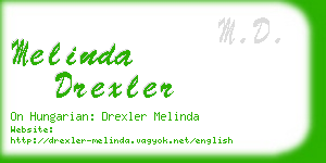 melinda drexler business card